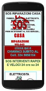 SITO WEB RESPONSIVE DESIGN x SOSRIPARAZIONICASA fabbro idraulico elettricista falegname spurghi disinfestazioni